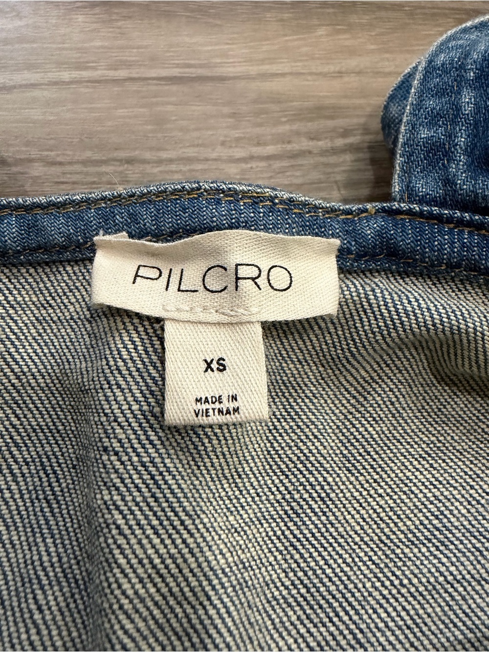 Anthropologie Pilcro Barrel Leg Denim Overalls XS - Picture 5 of 11